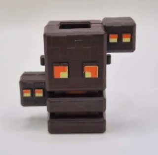 Bloque Magma Minecraft Kinder Joy