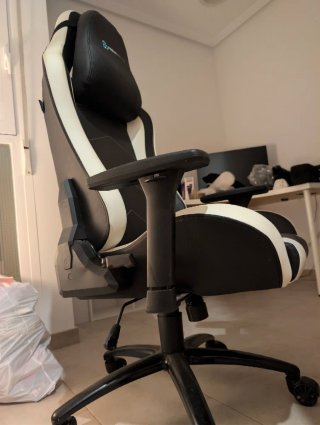 Silla Gaming New Skill Negra y Blanca