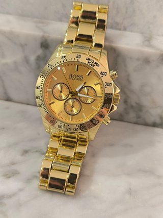 Reloj Hugo Boss Dorado Cronógrafo