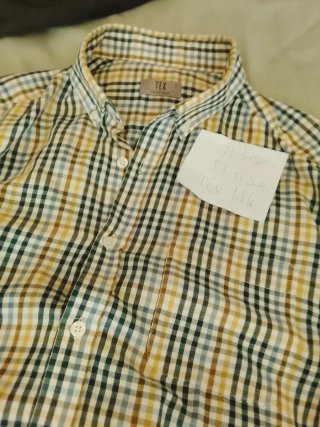 Camisa TEX cuadros talla L