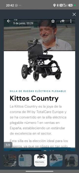 Silla de ruedas eléctrica kittos