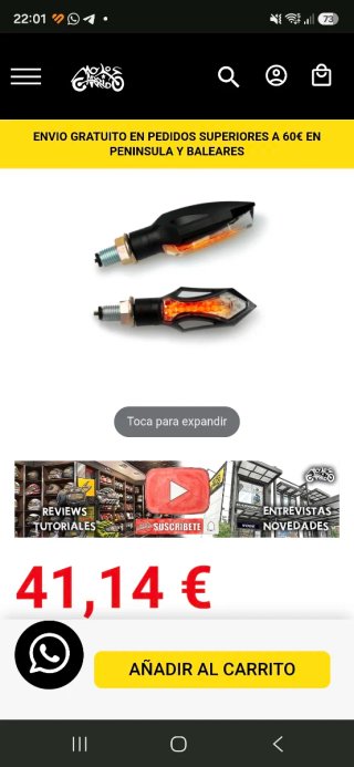Intermitentes  Puig Moto