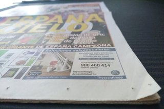 Diario AS original Mundial 2010 Campeones