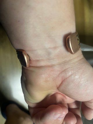 Pulsera Cobre y Plata Diseño Círculos