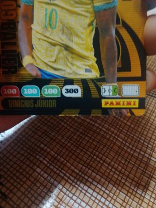 Carta Vinicius Junior GOLDEN BALLER