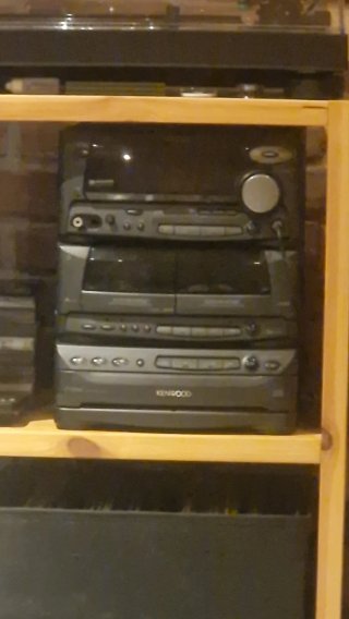 Minicadena Kenwood Negra/Gris