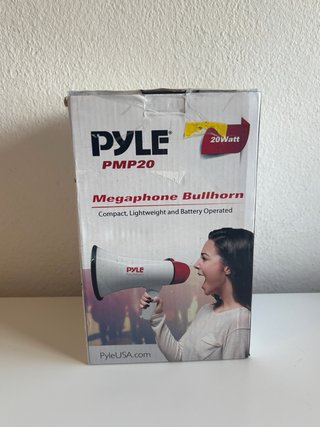 Megafone Pyle PMP20 20W com Sirene