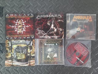Lote CDs Rock y Heavy Metal: Ankhara, Beethoven R.