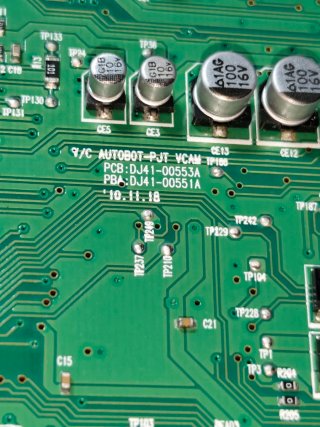 Placa Base aspirador robot Samsung DJ41-00553A