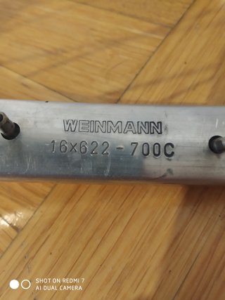 Par de llantas de aluminio para bicicleta clásica