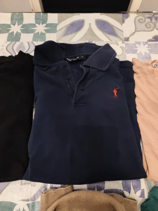 Lote de camisetas variadas de diferentes marcas