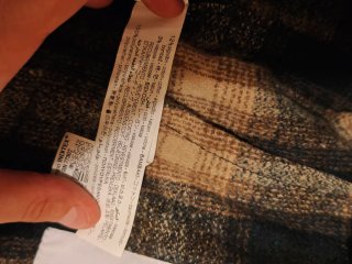 Chaqueta negra de cuero sintético forrada, ZARA, S
