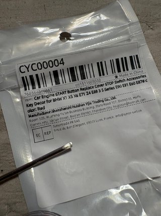 Botón de arranque para BMW