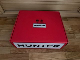 Botas de agua Hunter multicolor blancas