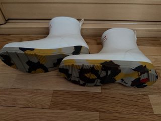 Botas de agua Hunter multicolor blancas