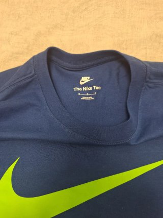 Camiseta Nike Swoosh Azul Talla M