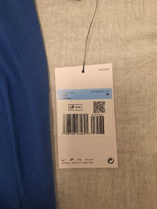 Camiseta Nike Swoosh Azul Talla M