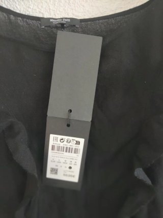 Camisa Massimo Dutti Negro..