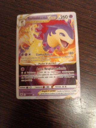 Carta Pokémon Typhlosion de Hisui V ASTRO