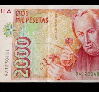 Billete 2000 pesetas 24 abril 1992