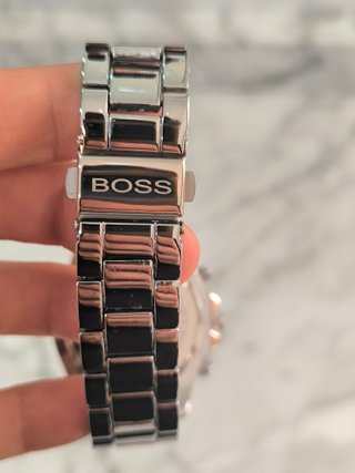 Reloj Hugo Boss Plata y Blanco