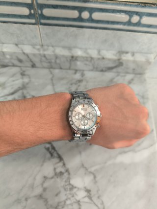 Reloj Hugo Boss Plata y Blanco