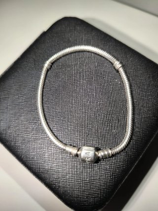 Lote 2 Pulseras Pandora Originales Plata