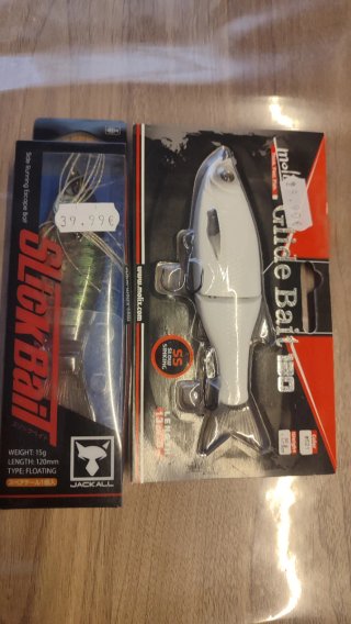 Señuelos Jackall Slickbait y Molix Glide Bait