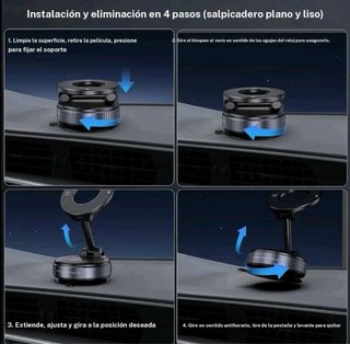 Soporte Móvil Coche Magnético Plegable