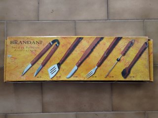 Brandani Set Barbecue (6 pezzi in acciaio)
