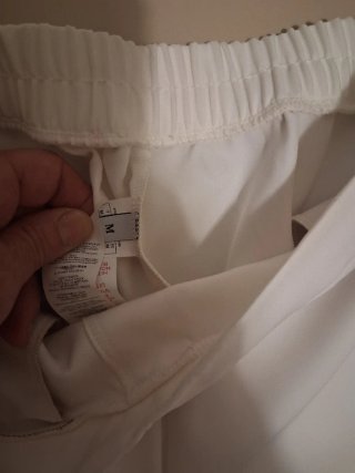 Pantaloni Zara bianchi TG M