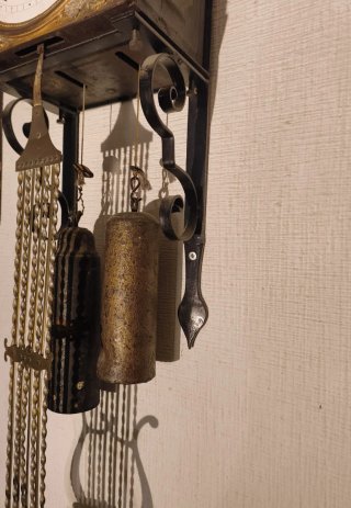 Reloj autómata de pared antiguo José Ramos S. XIX-
