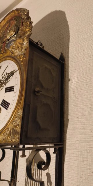 Reloj autómata de pared antiguo José Ramos S. XIX-