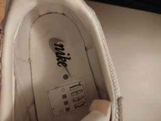 Nike Cortez Plata/Blanco Talla 42