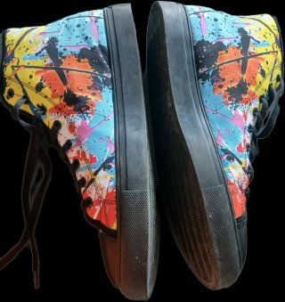 Converse Talla 45 Diseño Pintura