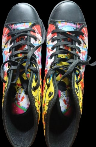 Converse Talla 45 Diseño Pintura