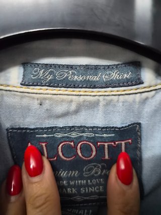 Camicia jeans uomo Alcott manica corta
