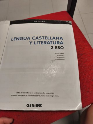 Lengua castellana y literatura 2o ESO