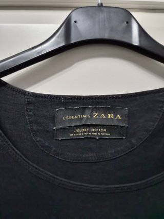 Maglietta Zara Uomo Nera
