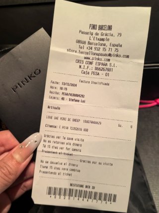 Borsa Pinko nera