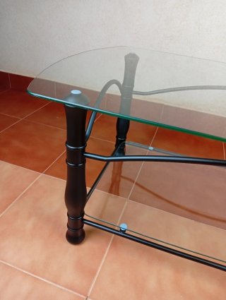 Mesa de centro Estilo Industrial / Vintage (110x60