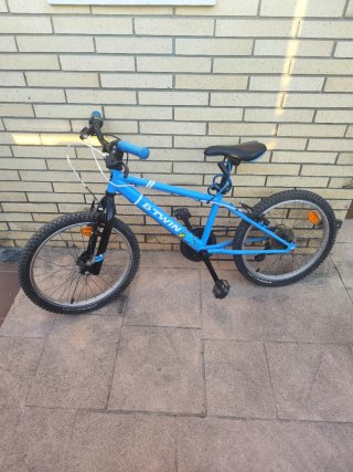Bicicleta infantil Btwin azul