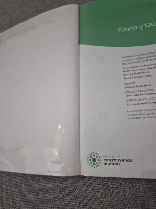Física y Química, 2 ESO, Proyecto Construyendo ...