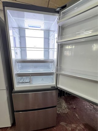 FRIGORÍFICO HAIER COMBI NO FROST EN INOX SEMINUEVO