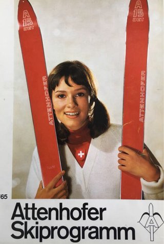 Esquís Attenhofer 1965 vingage