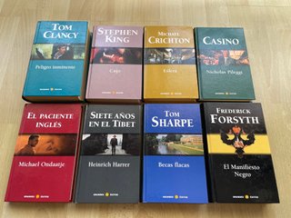 Lote de 8 libros de tapa dura