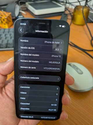 iPhone 12 Negro 64GB | ¡Batería al 97%! Impecable