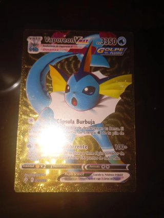 Carta Pokémon Vaporeon VMAX 3350 PS