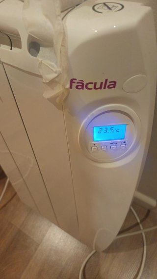 3 Radiadores Eléctricos Fácula Blancos