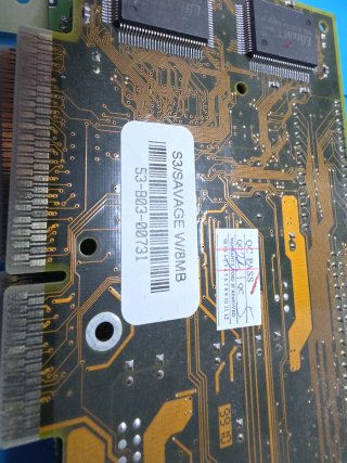 Tarjeta Gráfica AGP S3/SAVAGE W/8MB